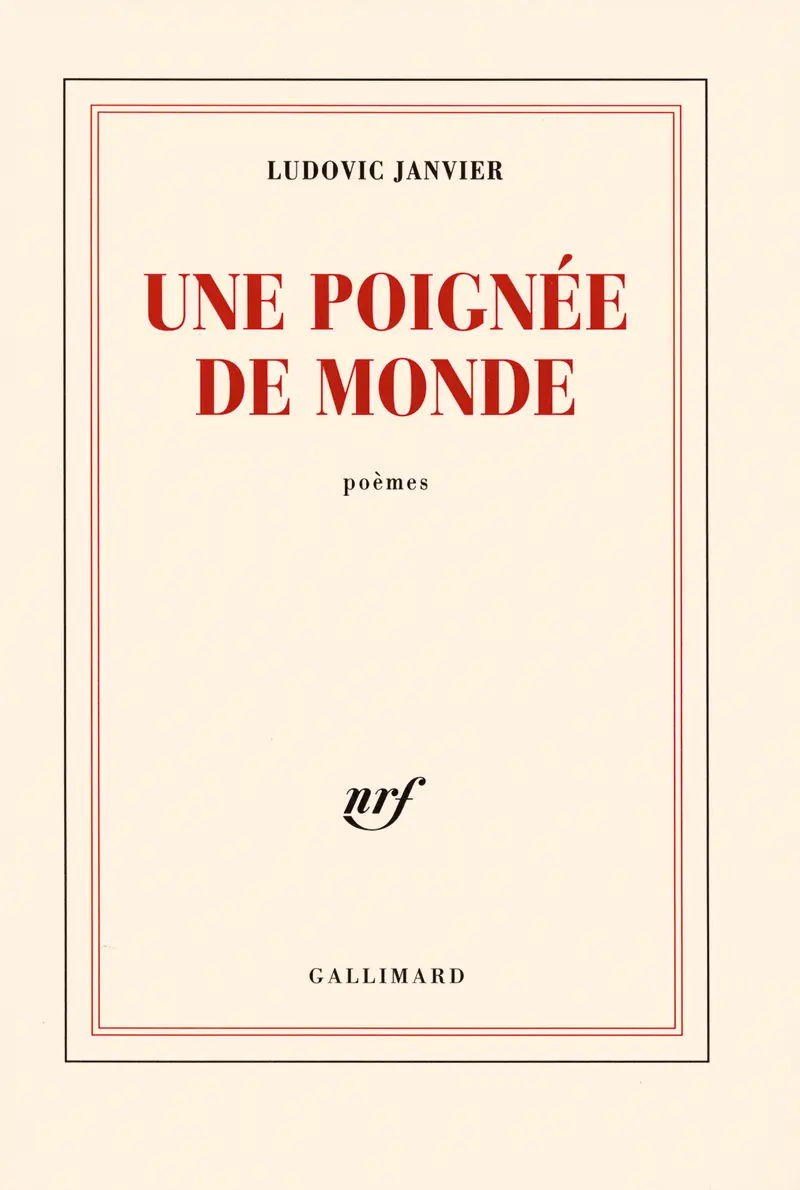 Une poignée de monde - Ludovic Janvier