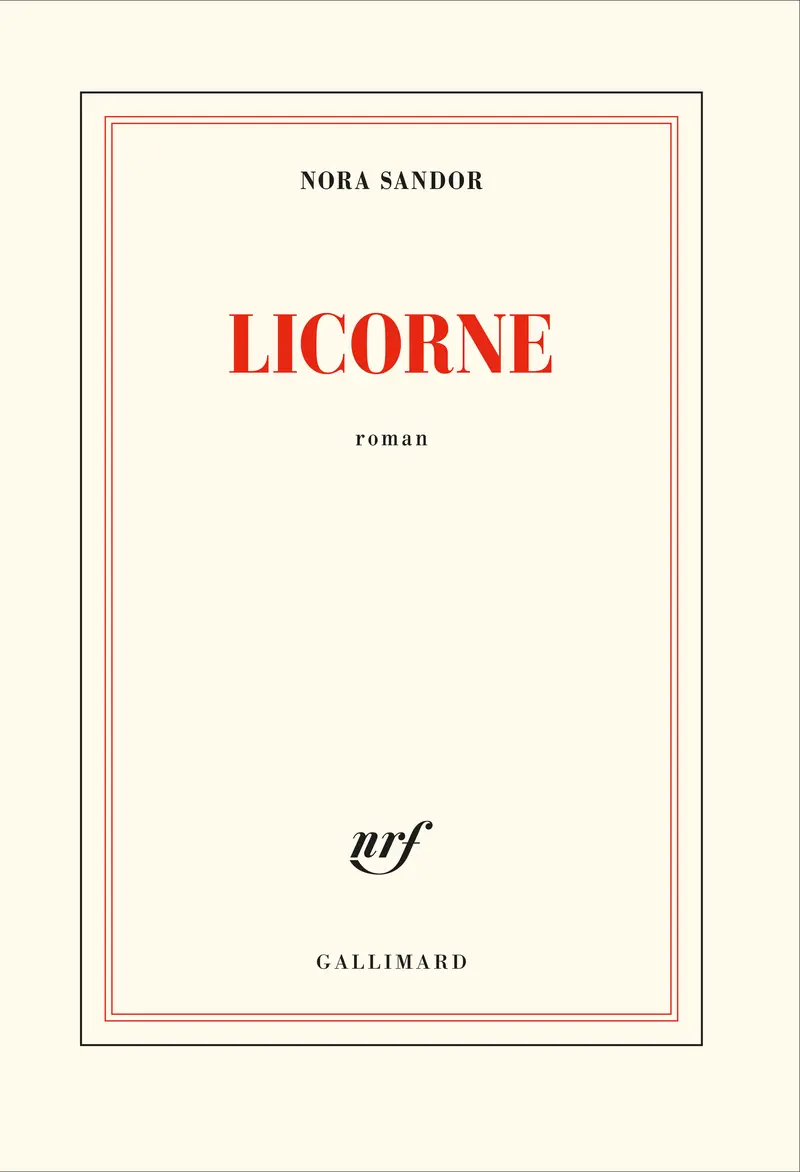 Licorne - Nora Sandor